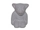 Hjorth Art Pottery miniature figurine, polar bear cub.Height 4.5 cm.Perfect condition ...