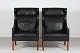 Børge Mogensen 
(1914-1972)
Wingback 
chairs no. 2204 
with legs of 
solid walnut
upholstered 
...