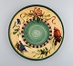 Catherine McClung for Lenox. "Winter greetings". Large round dish in glazed stoneware decorated ...