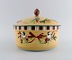 Catherine McClung for Lenox. "Winter greetings everyday". Large lidded tureen in glazed ...