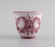 Bjørn Wiinblad (1918-2006), Denmark. Small unique ceramic bowl / vase with 
hand-painted pink flowers. 1970s.
