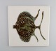 Bertil Lundgren 
for Rörstrand. 
"Gallery 1" 
wall plaque in 
glazed 
porcelain with 
fish. ...