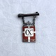 Royal mark in 
Sterling silver 
(925S), Brooch 
on beam 
1870-1940. 
Georg Jensen.