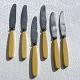Butter knives, 
Raadvad, With 
handle in 
bright plastic, 
22.5 cm long, 6 
pcs *Nice 
condition*