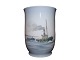 Bing & Grondahl vase wit tug boat. The vase is decorated all the way around.&#8232;This ...