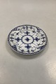 Royal 
Copenhagen Blue 
Fluted Half 
Lace Plate No. 
575. 
1st Quality. 
Measures 16 cm 
/ 6 19/64 in.
