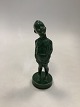 Ipsens Enke Green Figurine of Boy No 925Measures 19cm / 7.48 inch