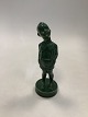 Ipsens Enke 
Green Figurine 
of Boy No 925
Measures 19cm 
/ 7.48 inch
