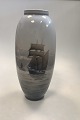 Royal 
Copenhagen Art 
Nouveau Vase 
with ship No 
2106/763
Measures 34cm 
/ 13.39 inch
Marked ...