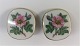 Royal 
Copenhagen. 
Flora Danica. 
Ear clips. 
Height 28 mm.