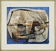 Watercolor, 
Svend Åge 
Larsen
Passepartout 
with light 
wooden frame. 
EA, Signed ...