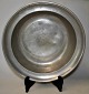 Large German 
pewter dish, 
1870. Stamped. 
Inscription on 
the edge: G. 
Merz 1870. H.: 
7.5 cm. ...