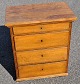 Polished oak chest of drawers, 20th century Denmark. Converted older chest of drawers from the ...
