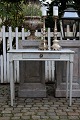 Old French 
console table 
with small 
drawer.
The table is 
in light gray 
color with a 
fine patina ...