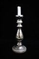 Large 19th 
century 
candlestick in 
poor man's 
silver / 
Mercury Glass 
with fine old 
patina. ...