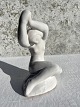 Bornholm ceramics, Hjorth, Seated woman, 16cm high, 10cm wide, No. 573 *Nice condition*