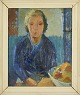 Albert 
Gammelgaard 
(1897-1963)
Oil painting, 
Signed Style, 
Expressionism 
Mounted in gold 
frame ...