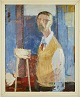 Albert GammelgaardOlipaintingSelfportrait107x87cm