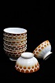 Old faience 
café latte bowl 
with decoration 
on the side.
H:6,5cm. 
Dia.:12cm. (2 
pieces of this 
...
