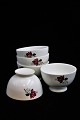 Old faience 
café latte bowl 
with a rose 
flower motif on 
the side.
H:8cm. 
Dia.:13cm. (5 
pieces ...