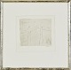 Wiliam Skotte Olsen Etching.Signed 1978.Title "Waith a while" (Vent lidt)Rare.