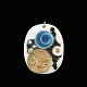 Royal 
Copenhagen / A. 
Michelsen. 
Porcelain and 
Gilded Sterling 
Silver Pendant.
Designed and 
...
