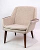 An armchair of 
Model 813, 
designed by 
Arne Vodder & 
Anton Berg and 
manufactured by 
Slagelse ...