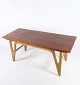 Coffee table, 
Teak, oak, 
Danish design, 
1960
H:56  W:125,5  
D:52,5
