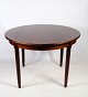 Dining table in rosewood of Danish design from around the 1960s.H:73 Dia:110