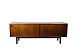 Low sideboard in rosewood, designed by Omann Junior with sliding doors of Danish design from ...