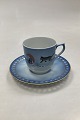 Bing & Grondahl Harald Wiberg Christmas Coffee Cup with Saucer No. 3503/305