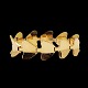 Bent Knudsen; A 
bracelet in 14k 
gold #22