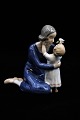 Bing & Grondahl 
porcelain 
figure of 
Mother with 
little girl. 
Decoration 
number: B&G 
2255. ...