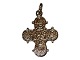 Small Dagmar Cross in 8 carat gold.The cross measures 1.8 by 1.5 cm.Perfect condition.