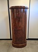 Oval pedestal cabinet in mahogany circa 1880. The cabinet appears to be in good condition, ...