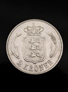 Silver 2 krone 1875