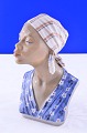 Dahl Jensen 
porcelain 
figurine. Bust 
of african 
woman, no. 
1211. Height 
19.5cm. 7 11/16 
inches. ...