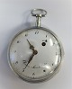 Öhman, Stockholm. Silver pocket watch. The clock works. Diameter 60 mm. There is minor damage to ...