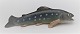 Bing & Grondahl. Porcelain figure. trout. Model 1803. Length 22 cm. (1 quality)