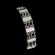 Georg Jensen 
silver 
jewellery.
Georg Jensen; 
A bracelet made 
in sterling 
silver #75.
L. 18,8 ...