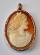 Came with Diana, framed with copper pendant, 19th century Italy. H: 4.2 cm.Perfect condition!