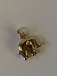Elephant pendant/charms 14 carat goldStamped 585Height 19.11 mm approxThe item has been ...
