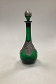 Green Wine 
Flacon / Flask 
with Pewter 
Decoration
Measures 
27,5cm / 10.83 
inch