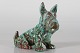 Michael Andersens Keramikfabrik - BornholmScottish terrier no. 4125 decorated with ...