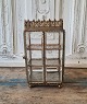Rare large 
antique French 
jewelery box in 
glass and 
gilded metal 
designed as a 
cupboard with 
...