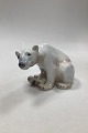 Bing & Grondahl Figurine Polar Bear No 1629.Measures 14cm x 11cm ( 5 1/2" 4 1/3")Marked ...