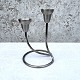 Georg jensen, 
Swing 
Candlestick, 
Double, 
Stainless 
steel, 22cm 
high, 14.5cm in 
diameter, 
Design ...