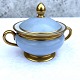 Lyngby, Copenhagen porcelain painting, Empress, Sugar Bowl, Blue, 10cm high *Nice condition*