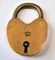 Danish royal 
padlock, 19th 
century. Brass 
padlock, 
engraved with 
royal crown. 
7.5 x 5.2 ...