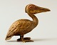 Viennese bronze. Rare art deco pelican made from bronze. 1930s.Measurements: L 10.5 x H 7.0 ...